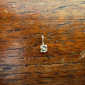 Catbird Diamond Tiniest "S" Charm